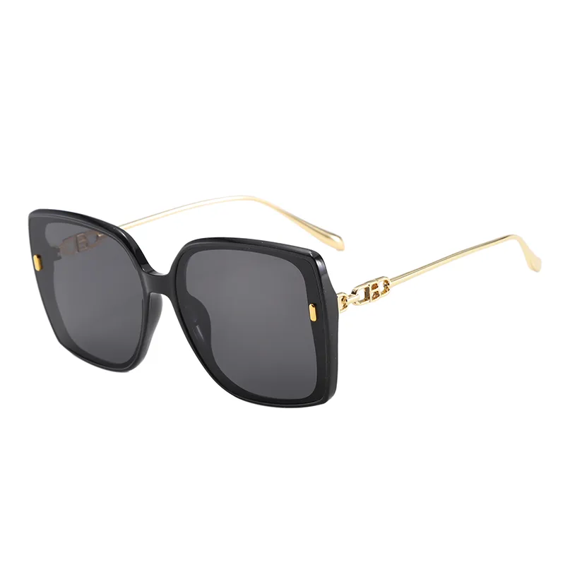 Casual Elegant Streetwear Square PC UV400 Protection Resin Square Full Frame Glasses display picture 5