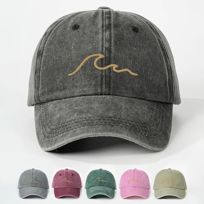 Unisex Casual Simple Style Streetwear Solid Color Embroidery Curved Eaves Baseball Cap display picture 1