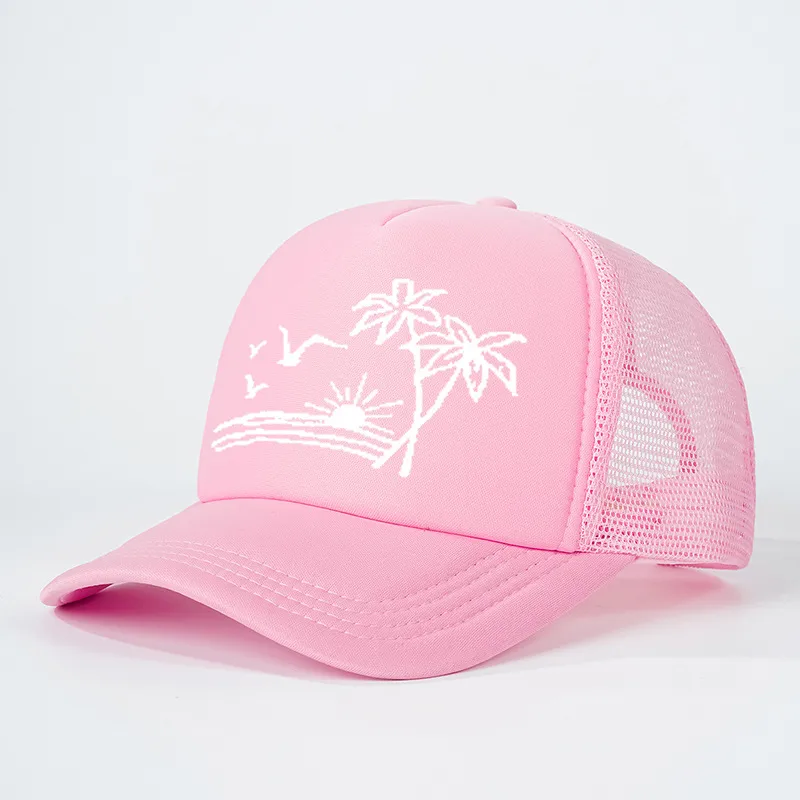 Unisex Casual Simple Style Streetwear Coconut Tree Curved Eaves Baseball Cap display picture 4