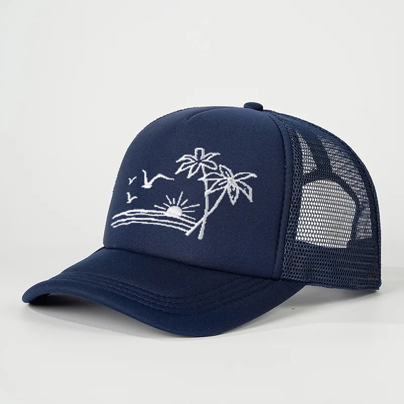 Unisex Casual Simple Style Streetwear Coconut Tree Curved Eaves Baseball Cap display picture 5