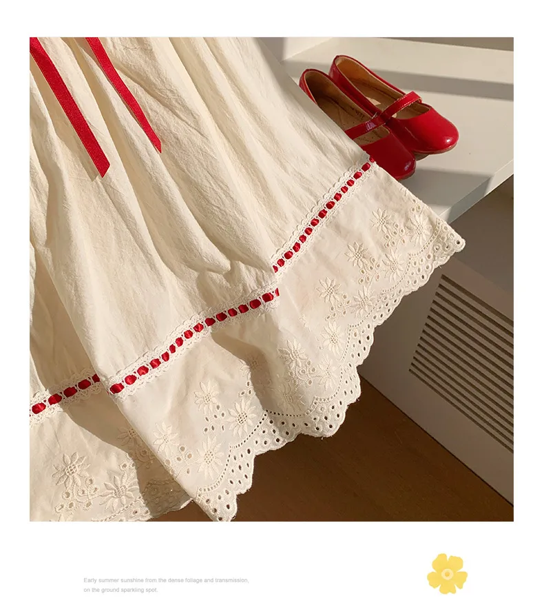 Girl'S Casual Simple Style Streetwear Solid Color Cotton Girls Dresses display picture 3