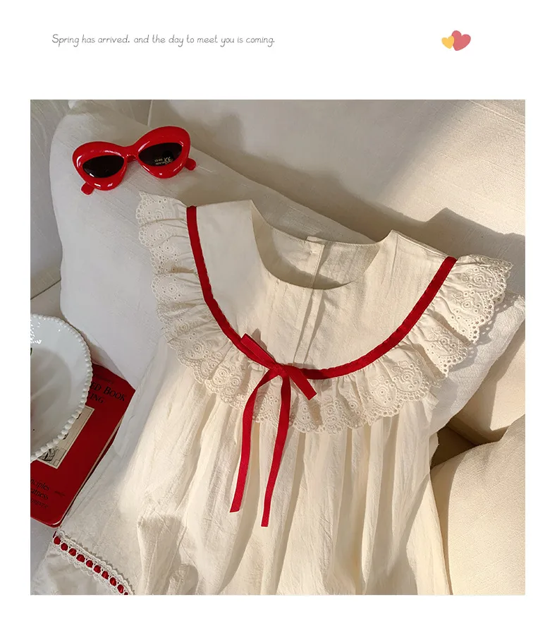 Girl'S Casual Simple Style Streetwear Solid Color Cotton Girls Dresses display picture 10
