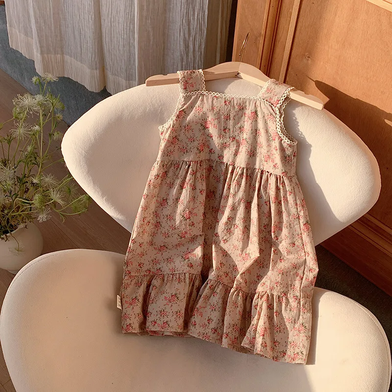 Girl'S Cute Streetwear Flower Cotton Girls Dresses display picture 6