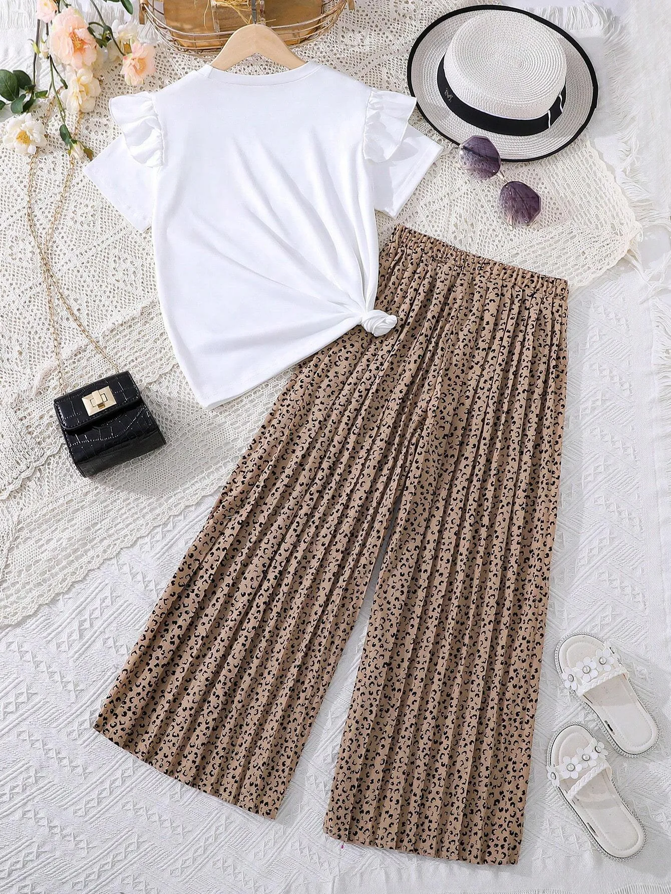 Girl'S Casual Leopard Cotton Polyester display picture 3
