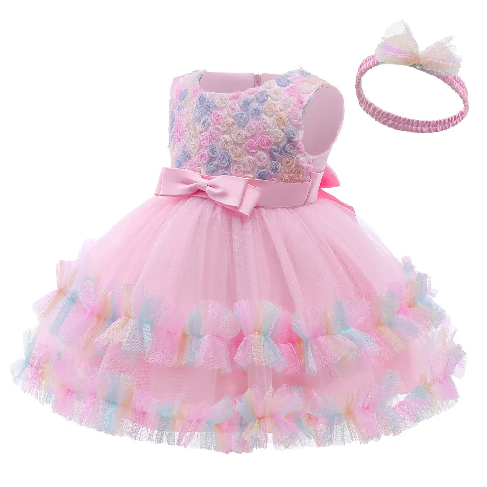 Women's Girl'S Elegant Princess Cute Color Block Bow Knot Polyester display picture 10