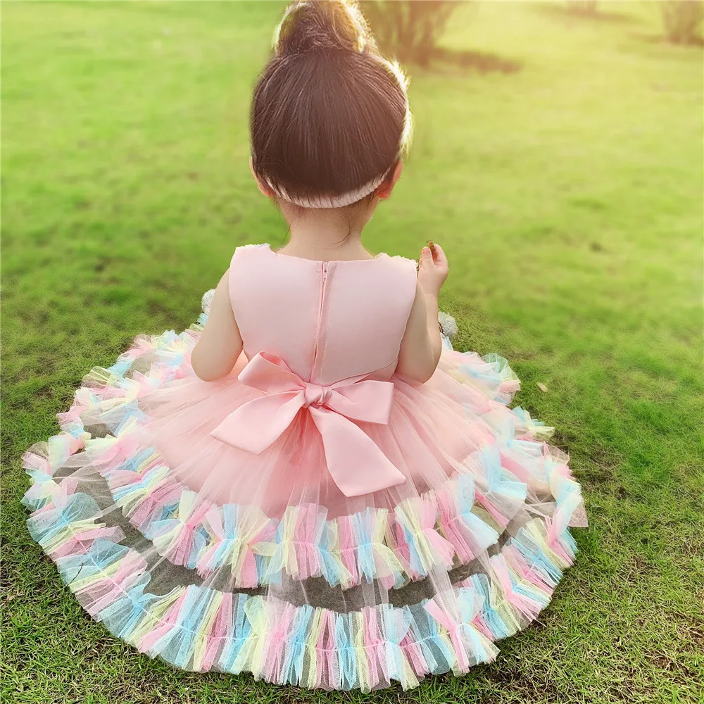 Women's Girl'S Elegant Princess Cute Color Block Bow Knot Polyester display picture 6