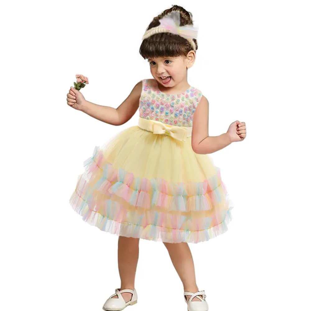 Women's Girl'S Elegant Princess Cute Color Block Bow Knot Polyester display picture 9