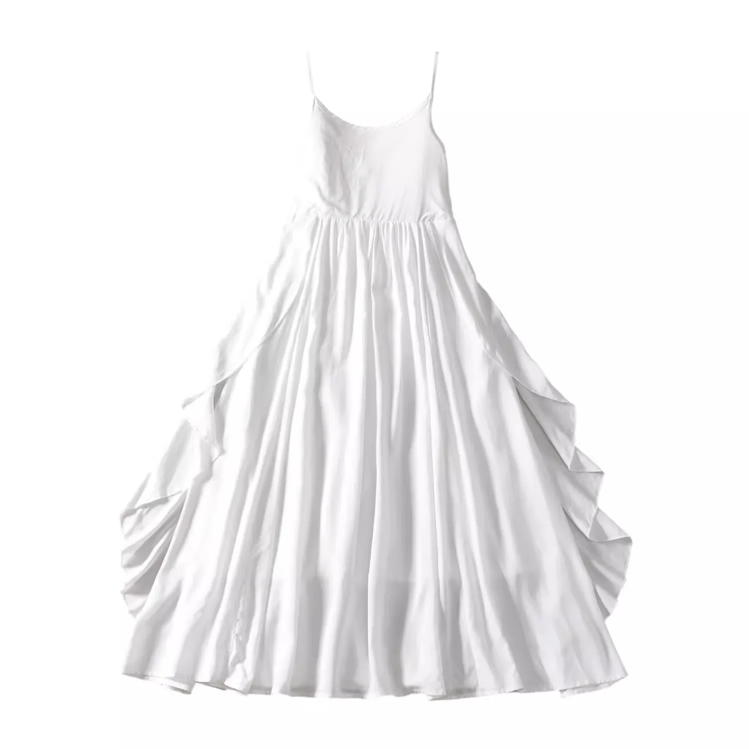 Women's Strap Dress Elegant Strap Sleeveless Solid Color Midi Dress Holiday Weekend Daily display picture 1
