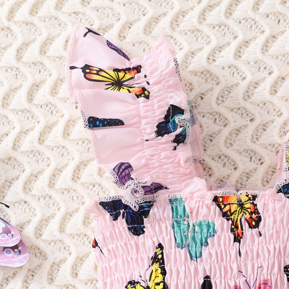 Girl'S Princess Rainbow Butterfly Leopard Polyester Girls Dresses display picture 11