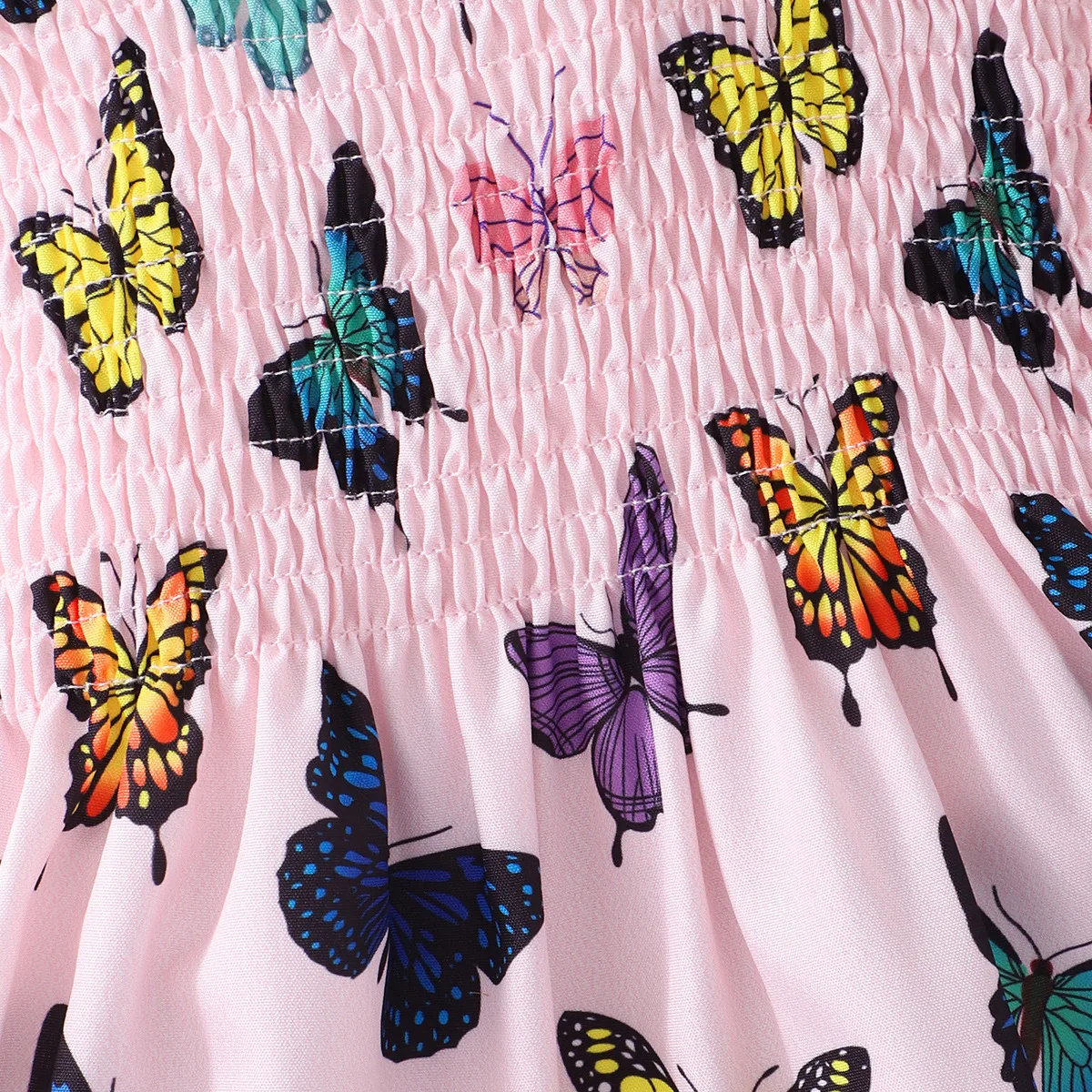 Girl'S Princess Rainbow Butterfly Leopard Polyester Girls Dresses display picture 13