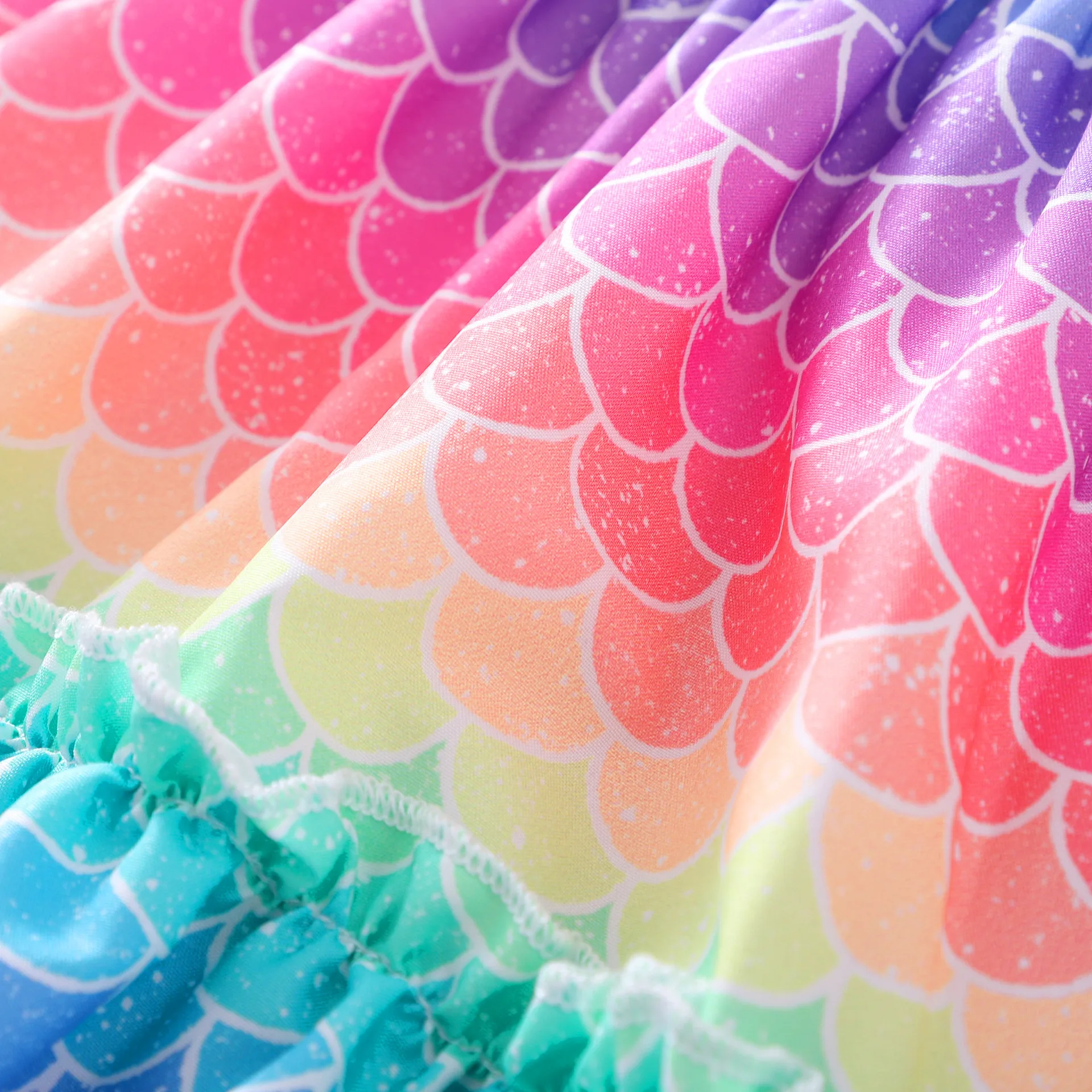 Girl'S Princess Rainbow Butterfly Leopard Polyester Girls Dresses display picture 32
