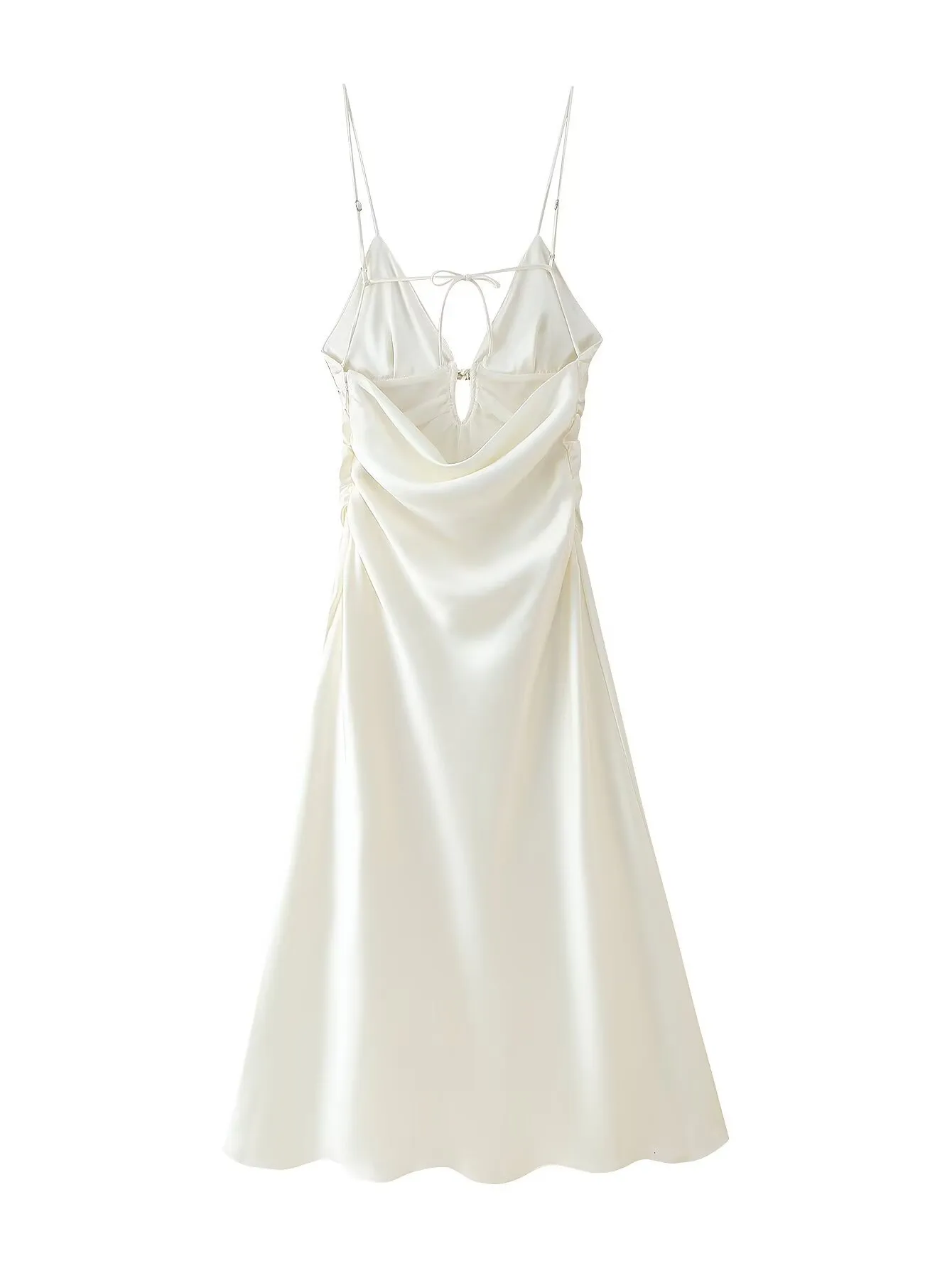 Women's Strap Dress Elegant Strap Sleeveless Solid Color Maxi Long Dress Holiday Travel Daily display picture 2