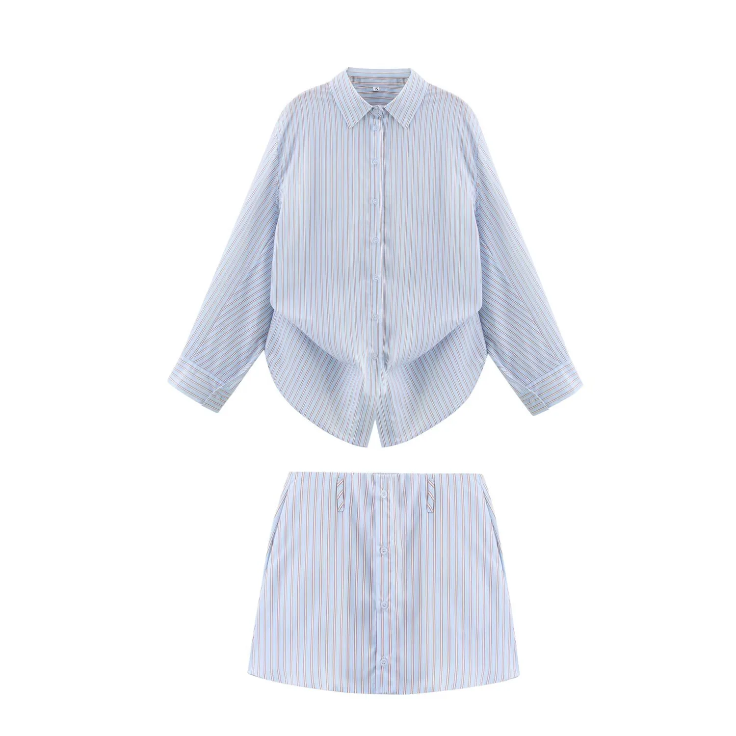 Casual Holiday Street Women's European And American Wind Streetwear Stripe Polyester Shorts Co-ord Set Shorts Sets display picture 1