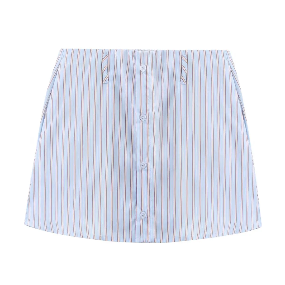 Casual Holiday Street Women's European And American Wind Streetwear Stripe Polyester Shorts Co-ord Set Shorts Sets display picture 5