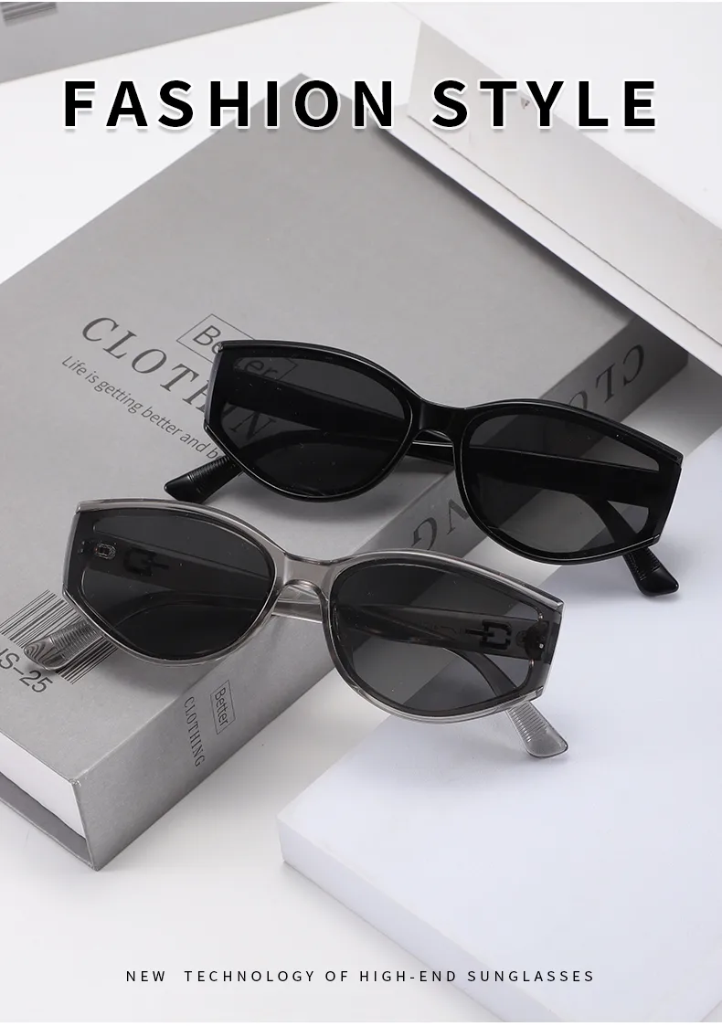 Casual Retro Streetwear Solid Color Pc Cat Eye Full Frame Glasses display picture 3