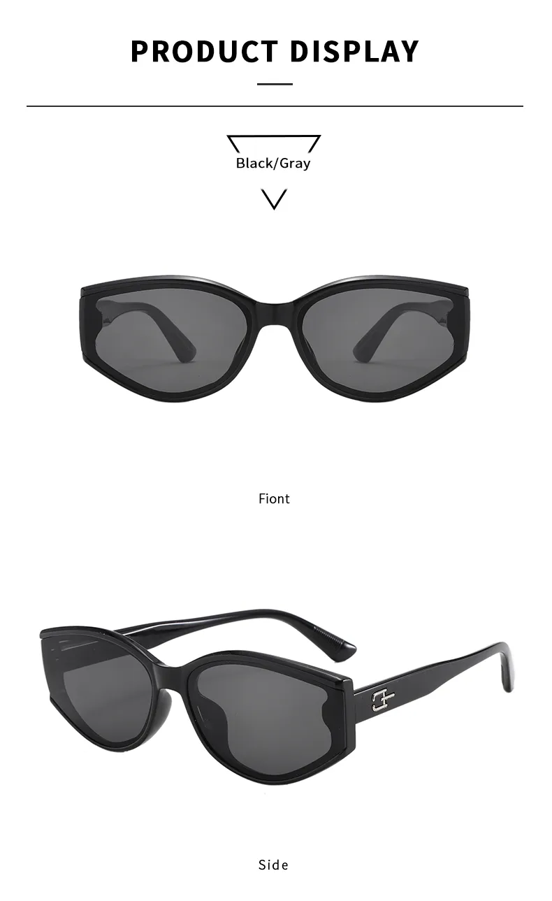 Casual Retro Streetwear Solid Color Pc Cat Eye Full Frame Glasses display picture 10