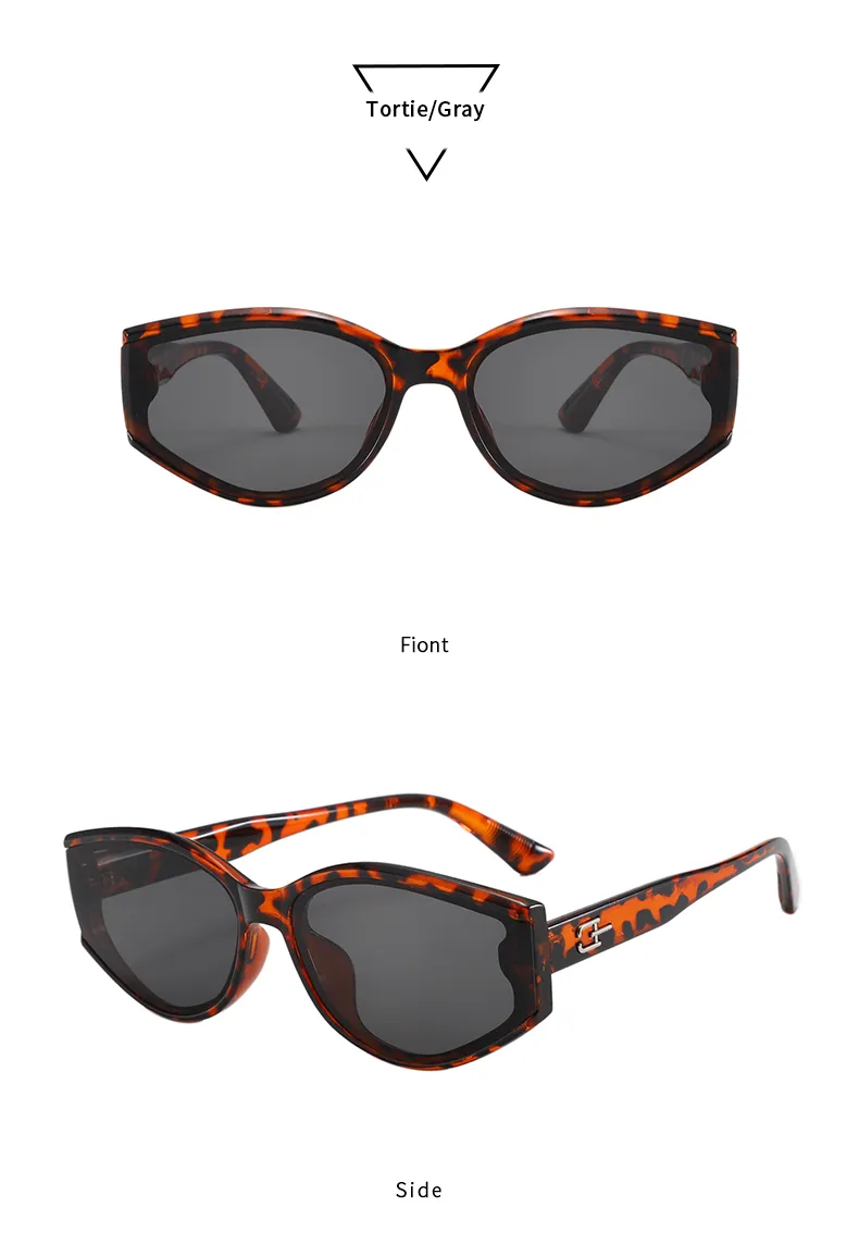 Casual Retro Streetwear Solid Color Pc Cat Eye Full Frame Glasses display picture 13