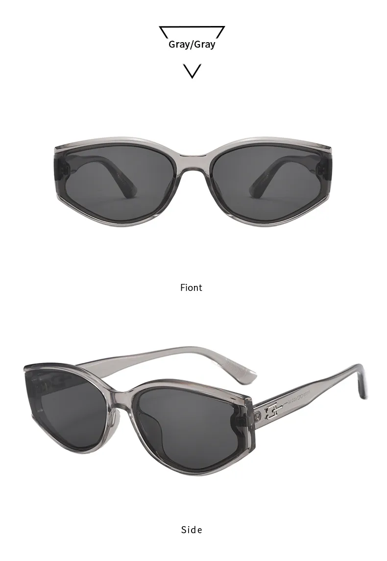 Casual Retro Streetwear Solid Color Pc Cat Eye Full Frame Glasses display picture 14