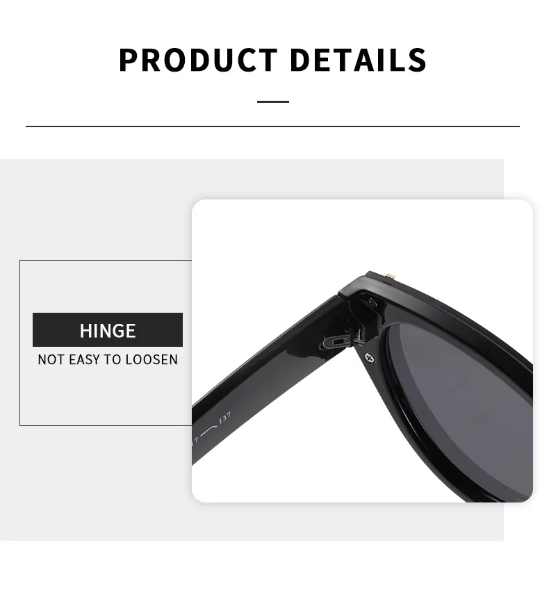 Streetwear Affordable Luxury Style Advanced Sense Solid Color Pc Cat Eye Full Frame Glasses display picture 5