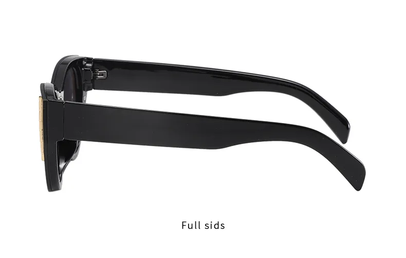 Streetwear Affordable Luxury Style Advanced Sense Solid Color Pc Cat Eye Full Frame Glasses display picture 11