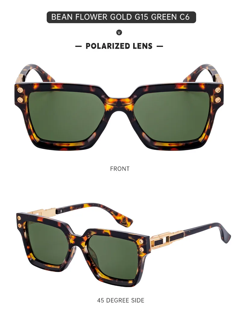 Streetwear Geometric Tac UV400 Protection Square Full Frame Glasses display picture 15