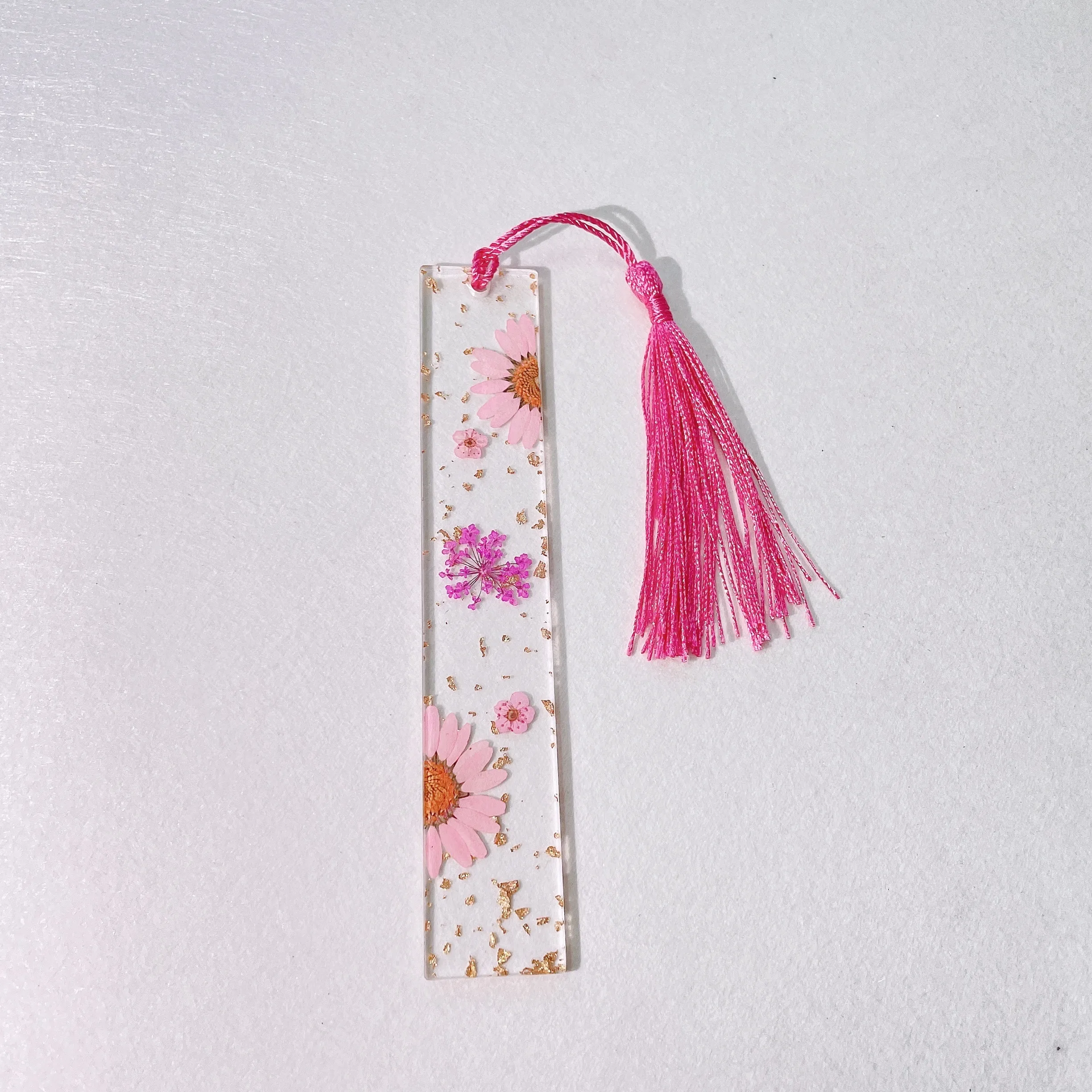 1 Piece Flower School Graduation Resin Pastoral Simple Style Bookmark display picture 7