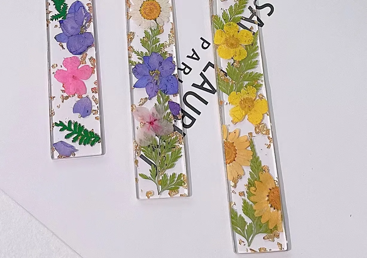 1 Piece Flower School Graduation Resin Pastoral Simple Style Bookmark display picture 13