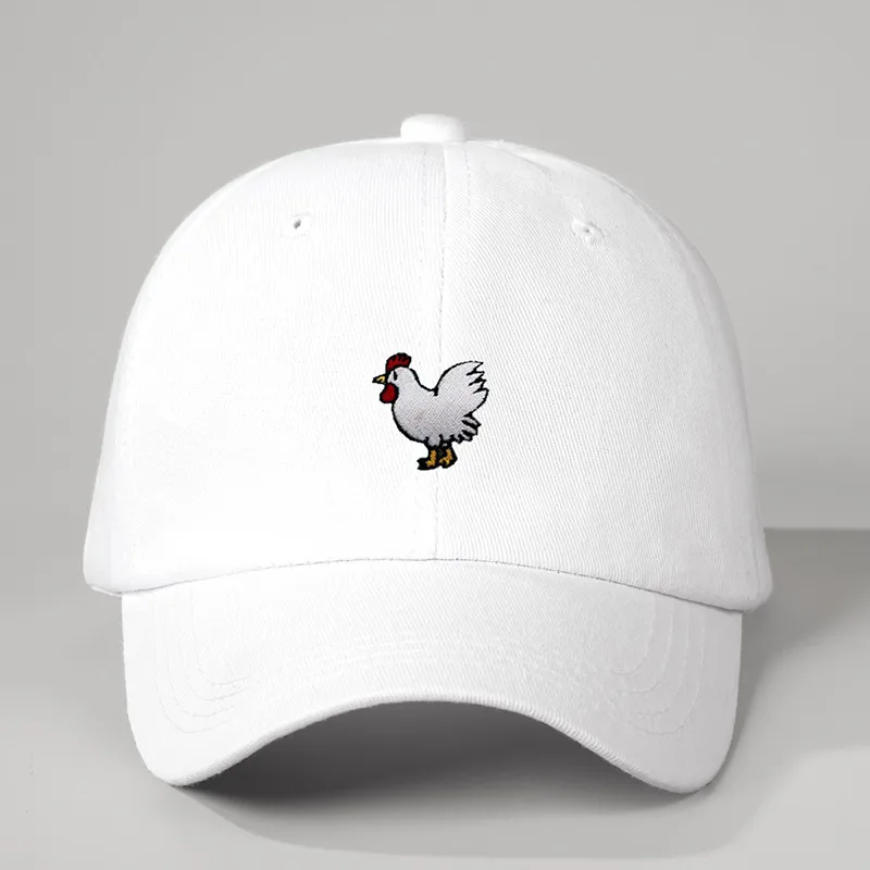 Unisex Casual Simple Style Streetwear Cock Embroidery Curved Eaves Baseball Cap display picture 7