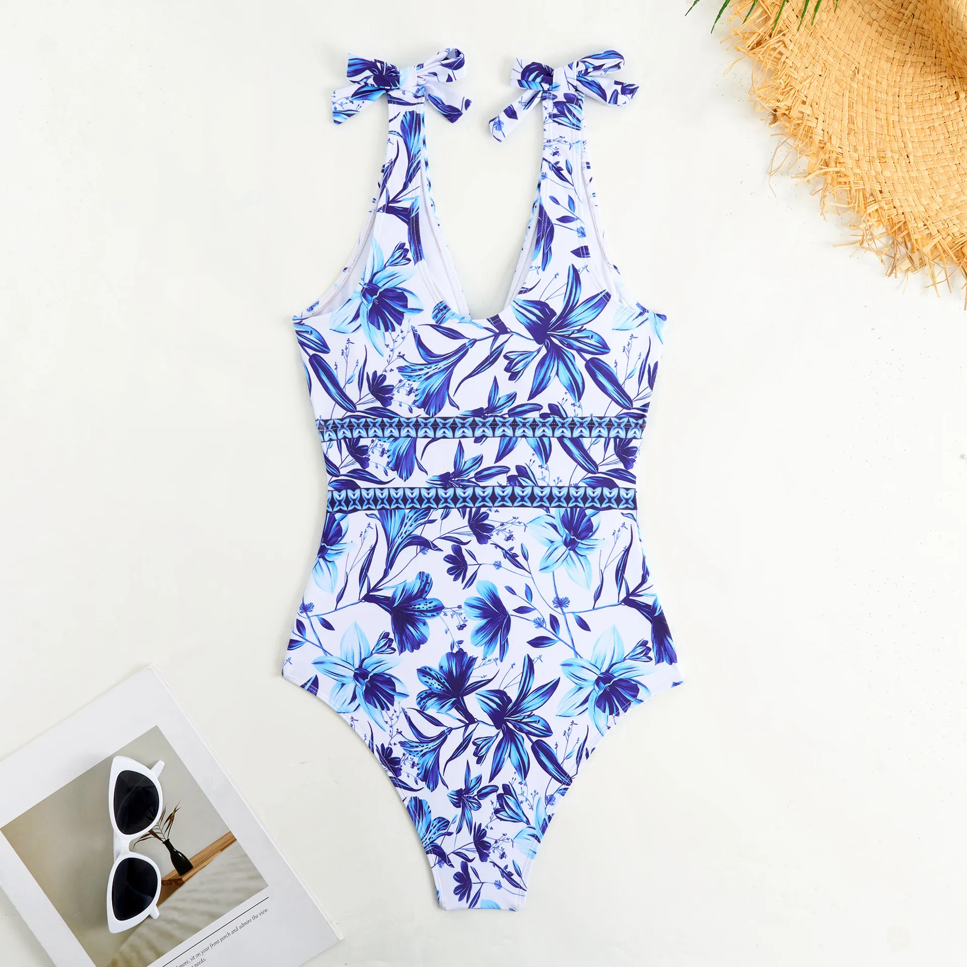 Women's Elegant Lady Streetwear Printing 2 Pieces One Piece Swimwear display picture 6