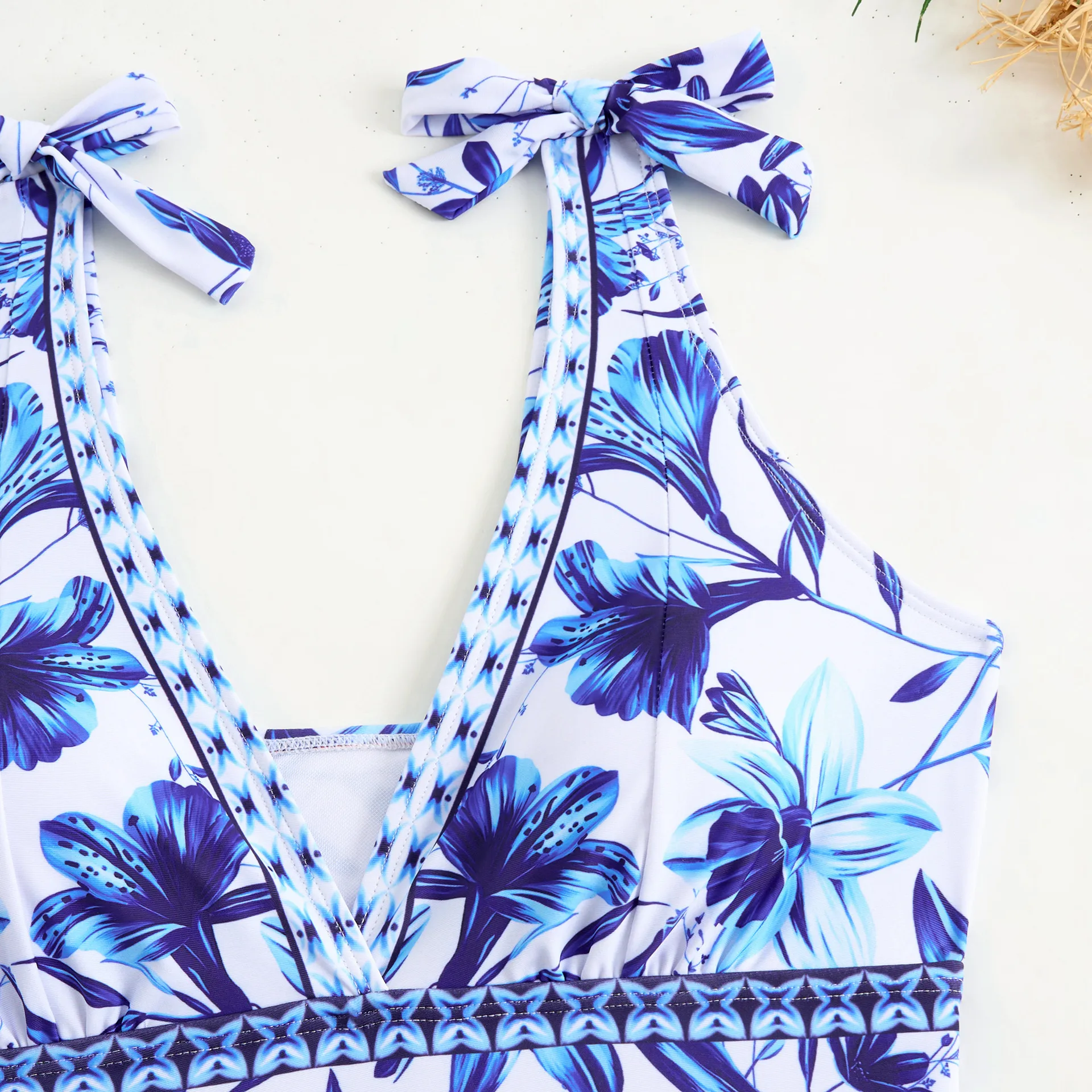 Women's Elegant Lady Streetwear Printing 2 Pieces One Piece Swimwear display picture 7