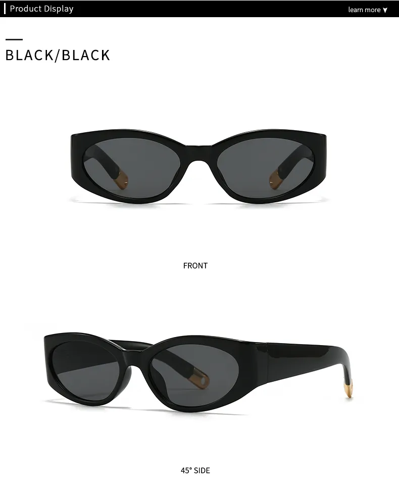Casual Simple Style Color Block Pc Gradient Tinted Lenses Cat Eye Full Frame Glasses display picture 3