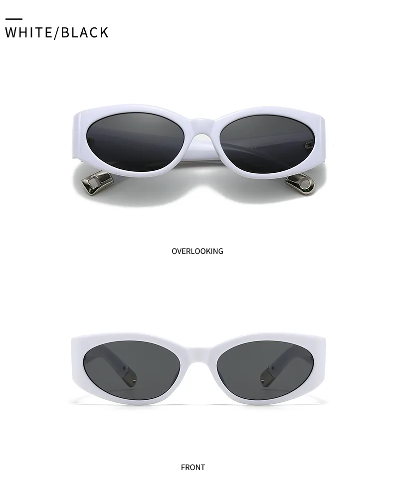 Casual Simple Style Color Block Pc Gradient Tinted Lenses Cat Eye Full Frame Glasses display picture 12