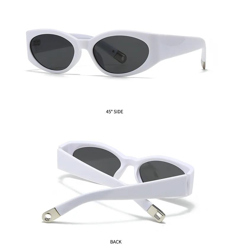 Casual Simple Style Color Block Pc Gradient Tinted Lenses Cat Eye Full Frame Glasses display picture 10