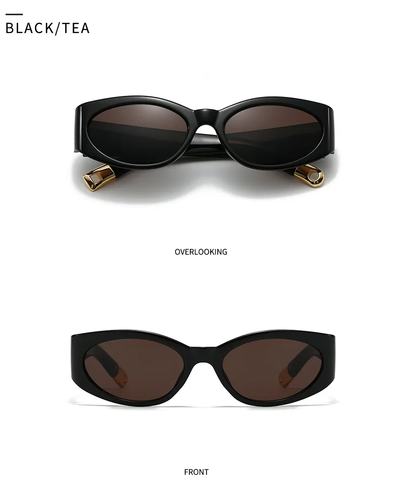 Casual Simple Style Color Block Pc Gradient Tinted Lenses Cat Eye Full Frame Glasses display picture 14