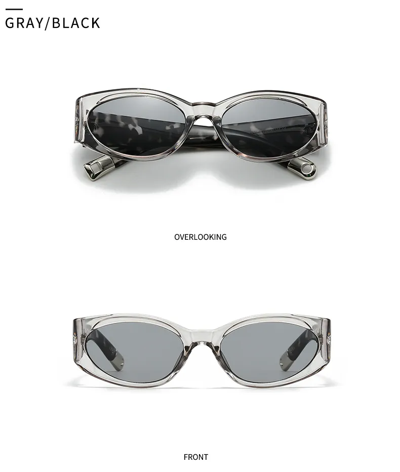 Casual Simple Style Color Block Pc Gradient Tinted Lenses Cat Eye Full Frame Glasses display picture 16