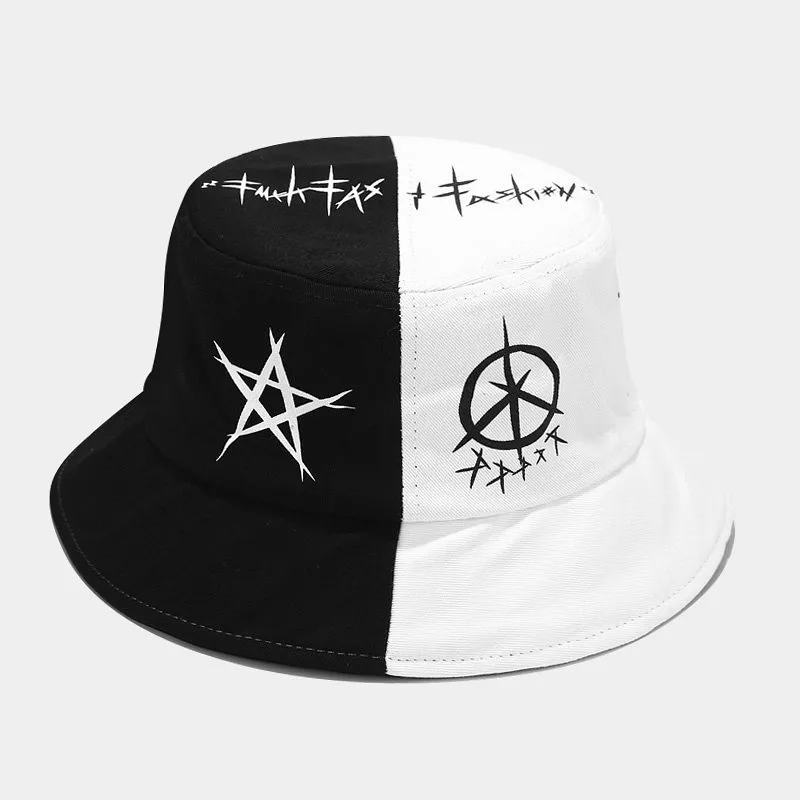 Unisex Casual Elegant Simple Style Color Block Curved Eaves Bucket Hat display picture 1