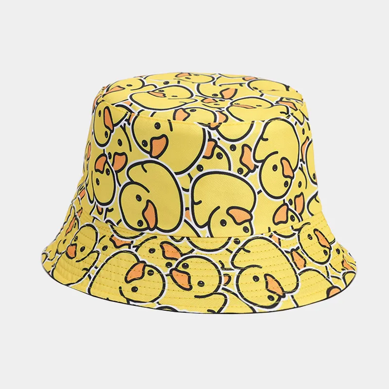 Unisex Casual Elegant Simple Style Printing Warp Knitting Curved Eaves Bucket Hat display picture 3