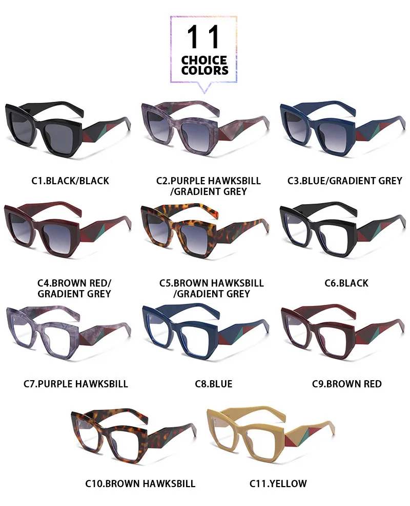 Lady Simple Style Solid Color Ac Square Full Frame Glasses display picture 3