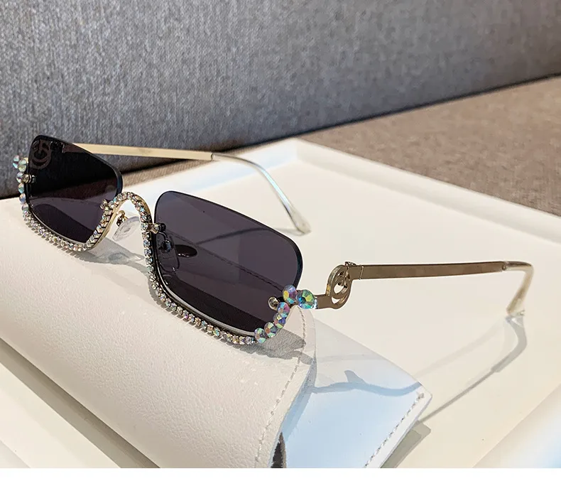 Basic Simple Style Solid Color Pc Square Half Frame Glasses display picture 2