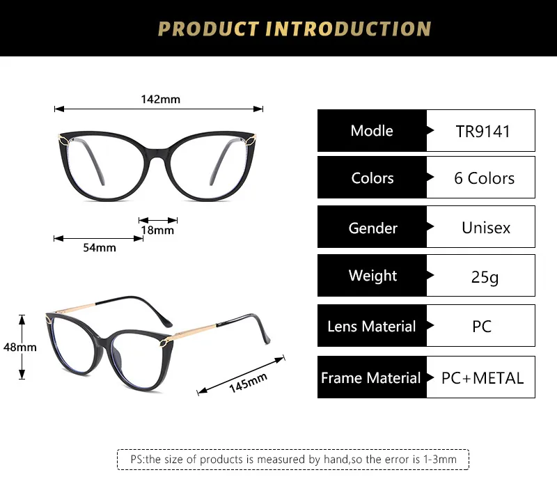 Basic Lady Simple Style Solid Color Pc Butterfly Frame Full Frame Glasses display picture 1