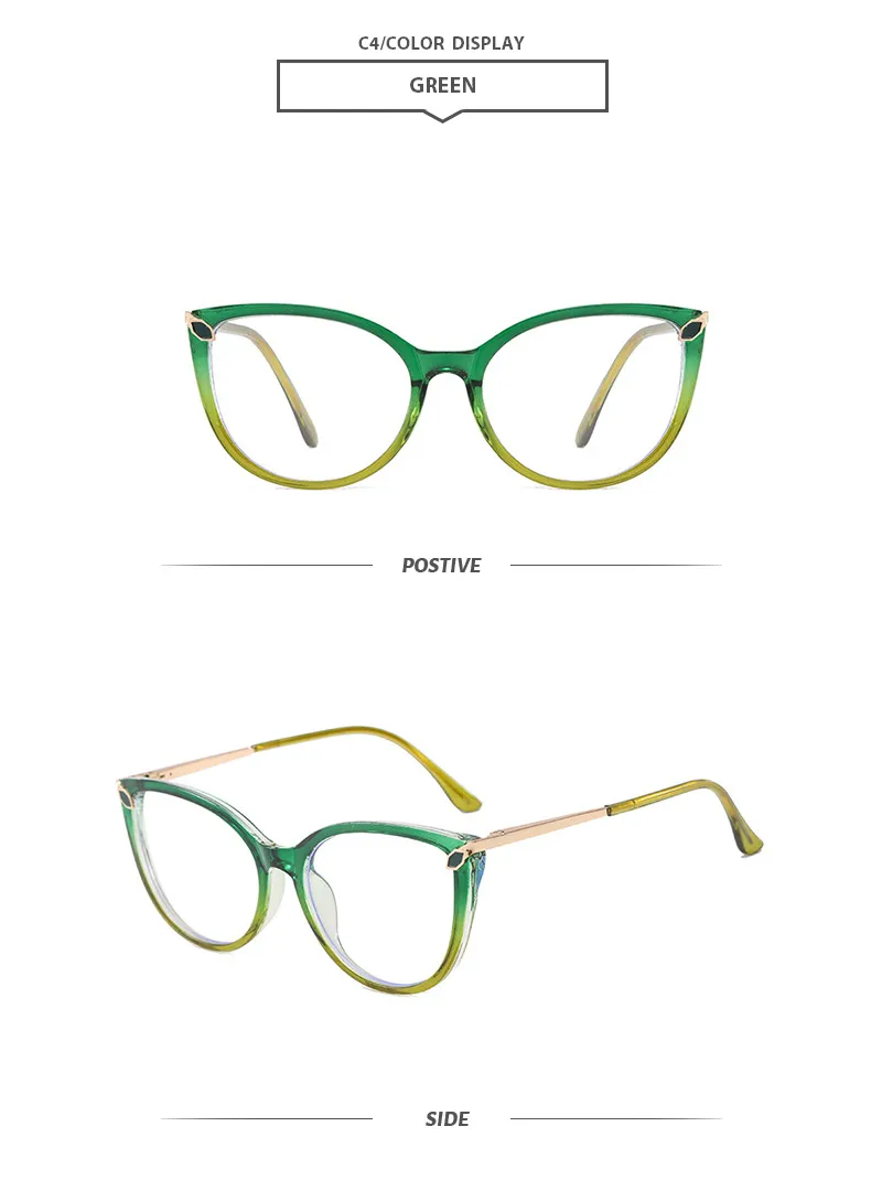 Basic Lady Simple Style Solid Color Pc Butterfly Frame Full Frame Glasses display picture 8