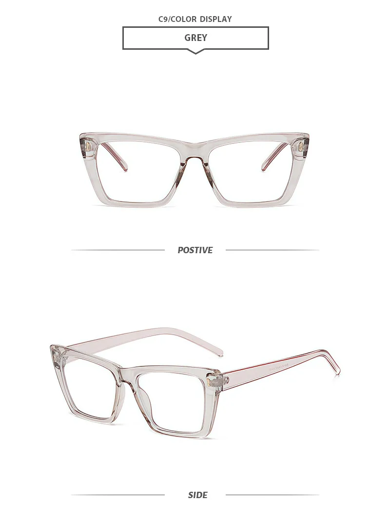 Basic Simple Style Solid Color Ac Cat Eye Full Frame Glasses display picture 14