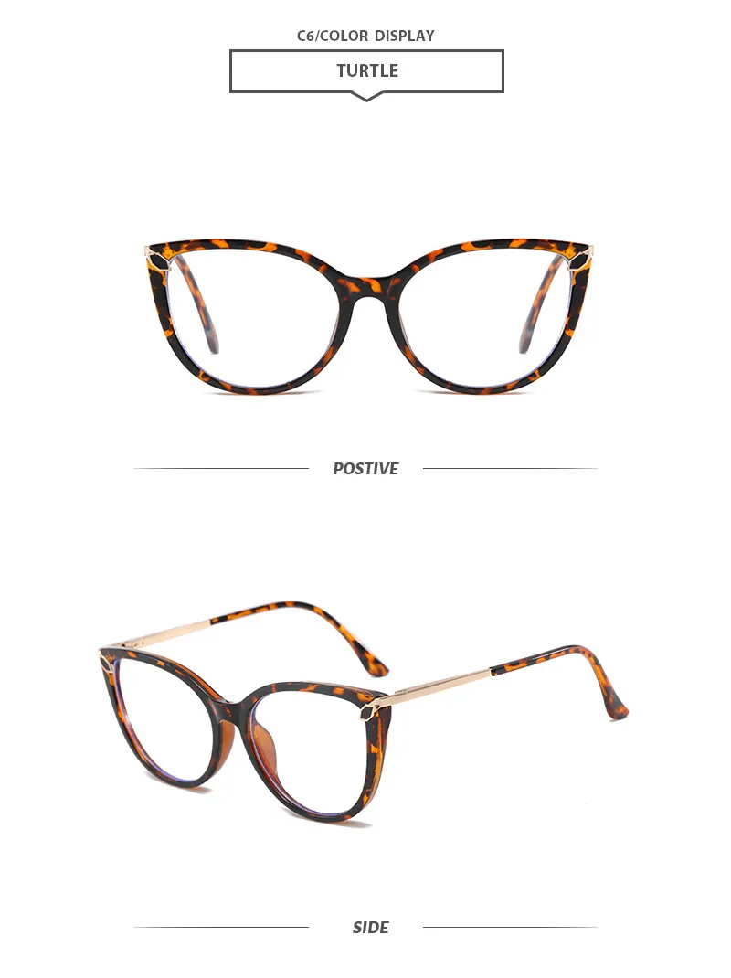 Basic Lady Simple Style Solid Color Pc Butterfly Frame Full Frame Glasses display picture 10