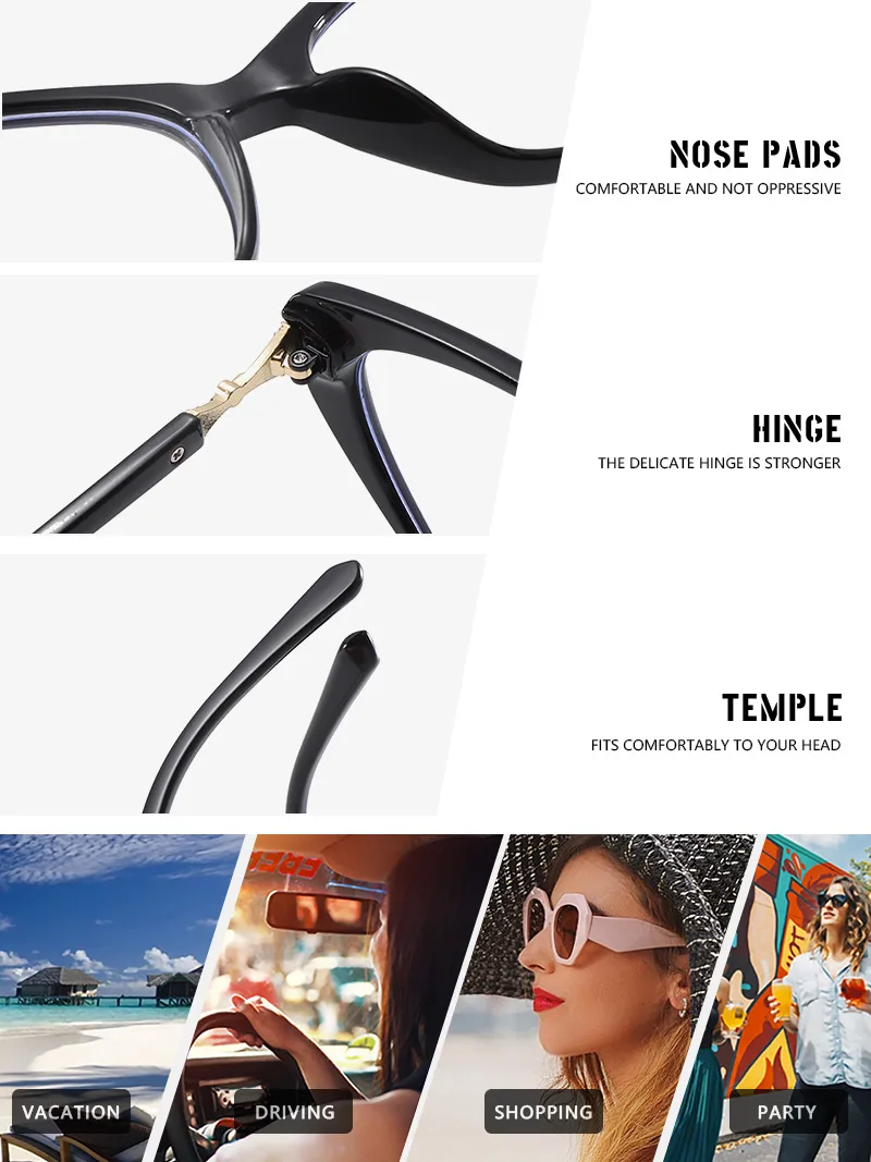 Basic Lady Simple Style Solid Color Pc Butterfly Frame Full Frame Glasses display picture 11
