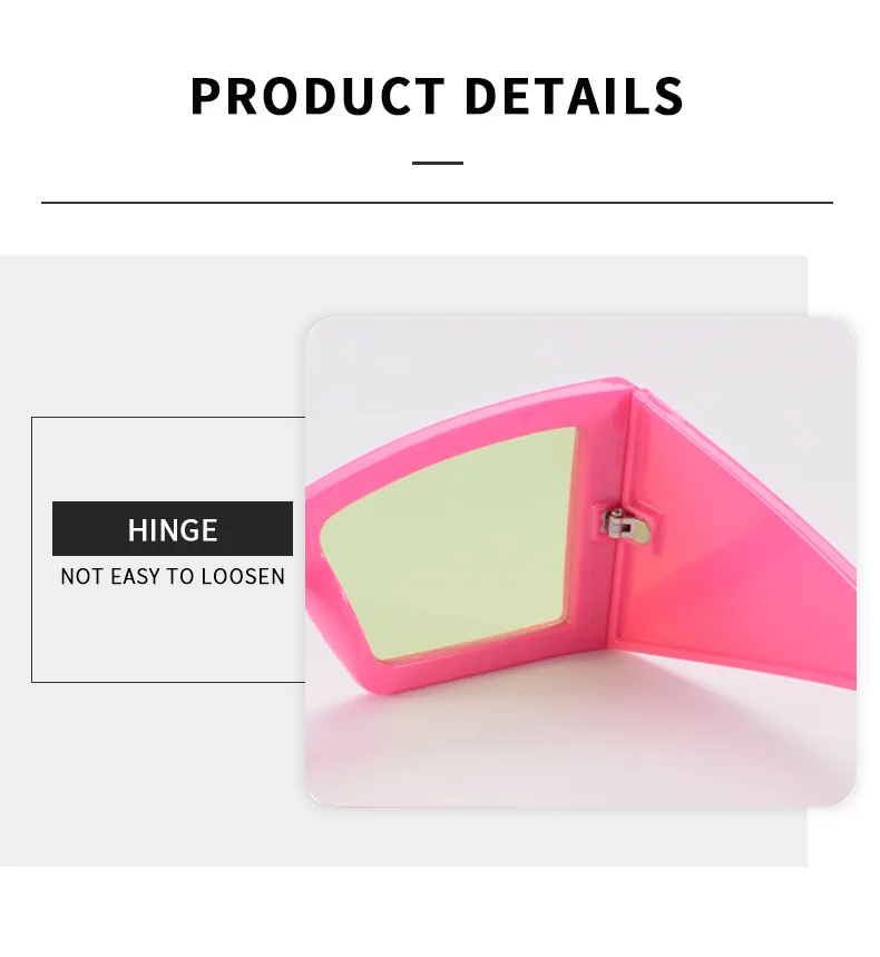 Exaggerated Sunglasses Pc Square Full Frame Glasses display picture 5