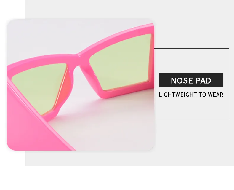 Exaggerated Sunglasses Pc Square Full Frame Glasses display picture 6