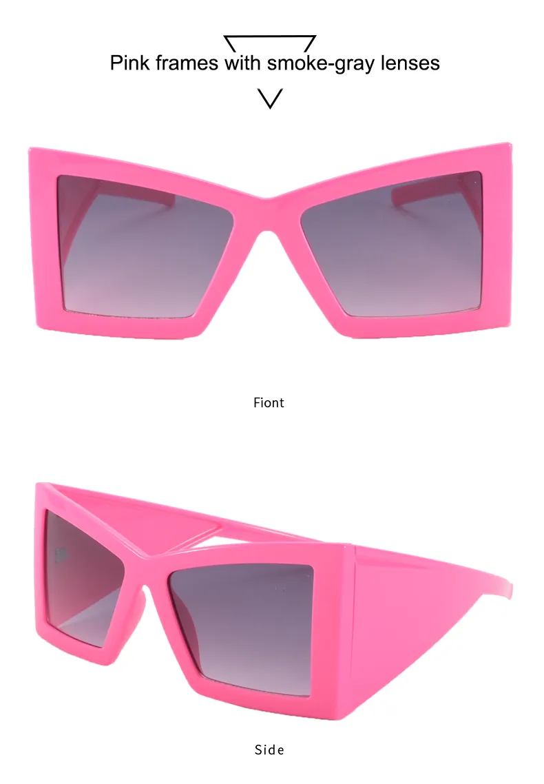 Exaggerated Sunglasses Pc Square Full Frame Glasses display picture 14