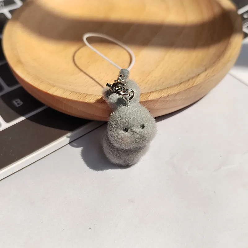 1 Piece Cute Rabbit Synthetic Resin Alloy Unisex Slip-on Bag Pendant Mobile Phone Chain Keychain display picture 6