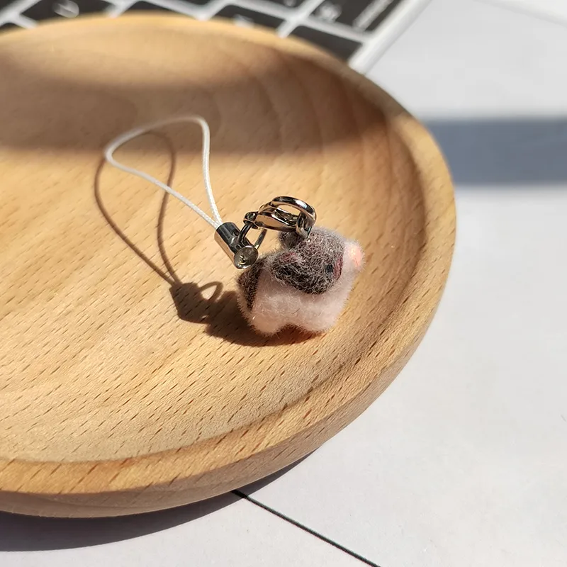 1 Piece Cute Pig Synthetic Resin Alloy Unisex Slip-on Bag Pendant Mobile Phone Chain Keychain display picture 5