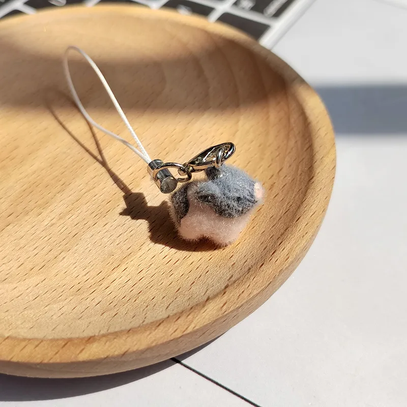 1 Piece Cute Pig Synthetic Resin Alloy Unisex Slip-on Bag Pendant Mobile Phone Chain Keychain display picture 4